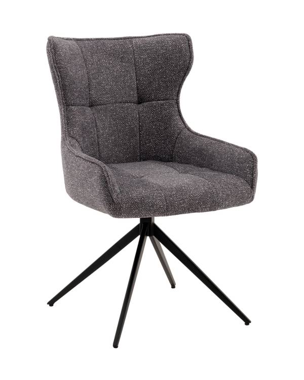 Стул Stool Group Carlene DC-2409007 grey FL07 серый, вращающийся