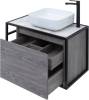 Тумба под раковину Aquanet Nova Lite Loft 75 R 261653 дуб рошелье фото 3