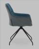 Кресло Stool Group Кимберли AV 344 W797/K12-K20PM-9005 синий, рогожка, замша, вращающееся фото 4