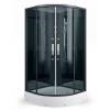 Душевая кабина Erlit ER571017-C24-RUS профиль черный, стекло тонированное, 100x100x210 фото 2