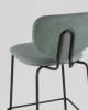 Стул полубарный Stool Group Masey B2339-H65 M8539+Curio-37 зеленый со светло-зеленой экокожей фото 7