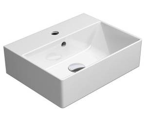 Раковина GSI Kube X 9485111 белый глянцевый, 45x35