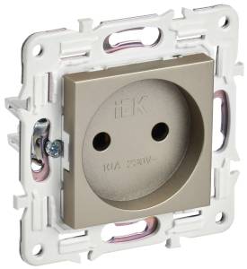 Розетка 1-местная IEK Skandy SK-R10-10-K37 шампань