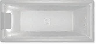 Акриловая ванна Riho Bathtubs B100004005 Still square 170x75, светодиоды и подголовник с размещением слева