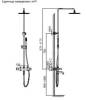 Душевая стойка AltroBagno Unione 030210 GrMt фото 2