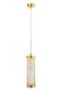 Подвесной светильник Crystal Lux Tadeo Sp1 D100 Gold/Transparente
