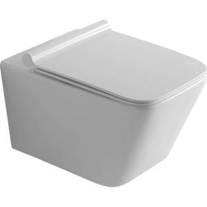 Унитаз подвесной Logan 261954 безободковый, с крышкой-сиденьем микролифт