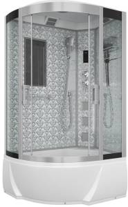 Душевая кабина Niagara Lux 7712WR хром, металлик, с высоким поддоном, с сиденьем