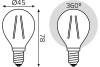Лампа светодиодная филаментная Gauss Filament 105801213 фото 2
