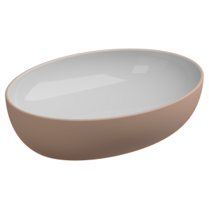Раковина GSG Easy EALAVOV55BI000/032 white, cipria matt, 55x42 см