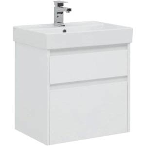Тумба с раковиной Aquanet Nova Lite 60 2 ящика