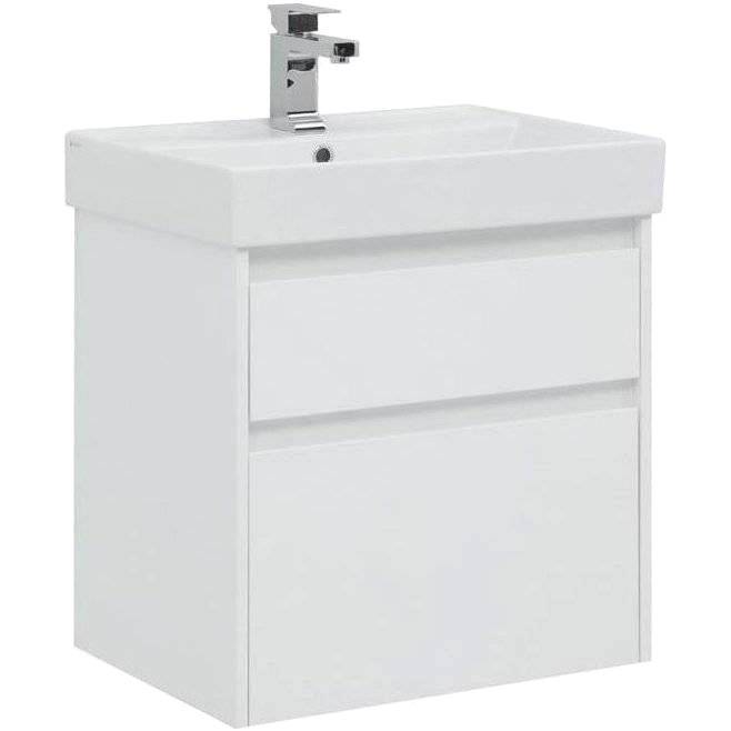 Тумба с раковиной Aquanet Nova Lite 60 2 ящика