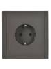 Розетка 1-местная с заземлением и шторками IEK Forte&Piano FP-R14-16-K03 серый фото 5