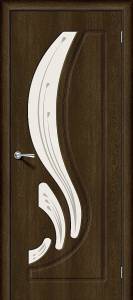 Межкомнатная дверь Bravo 146-0243 Лотос-2 Dark Barnwood 200x60