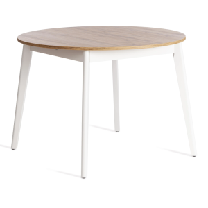 Стол обеденный Tetchair Svelto 20282 дуб вотан/белый 105x74.5x105