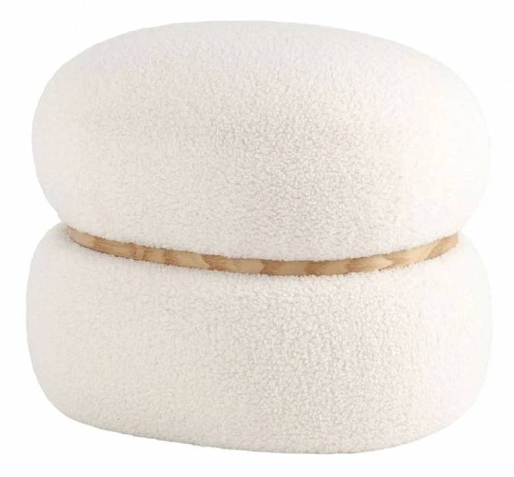 Пуф-сундук Stool Group Полли 22A1019 HY-3 L тедди белый