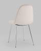 Стул Stool Group Валенсия SN OS-001L-V HLR-2 DUAL бежевый хромированные ножки, велюр фото 6
