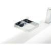 Тумба с раковиной Belbagno Vittoria VITTORIA-900-2C-SO-BL-P 90x45x57 Bianco Lucido подвесная с двумя выкатными ящиками фото 10