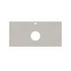 Столешница Kerama Marazzi Plaza (Плаза) KM6012G0501RP100Tc2 серый светлый натуральный, 100x48 фото 2