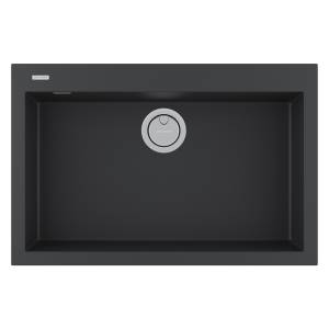 Мойка кухонная Paulmark Decoration 76 PM937650-AN Антрацит, 76x50