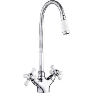 Смеситель для кухни РМС SL92W-279F хром, белый