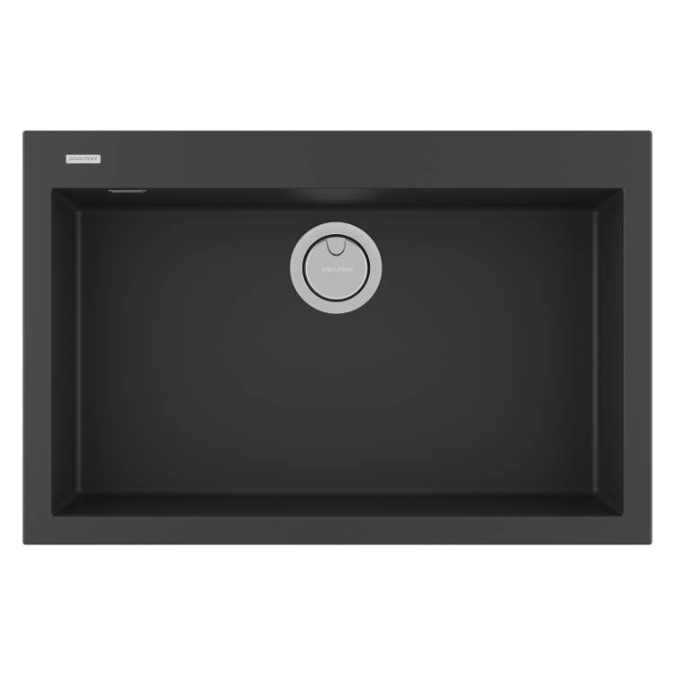Мойка кухонная Paulmark Decoration 76 PM937650-AN Антрацит, 76x50