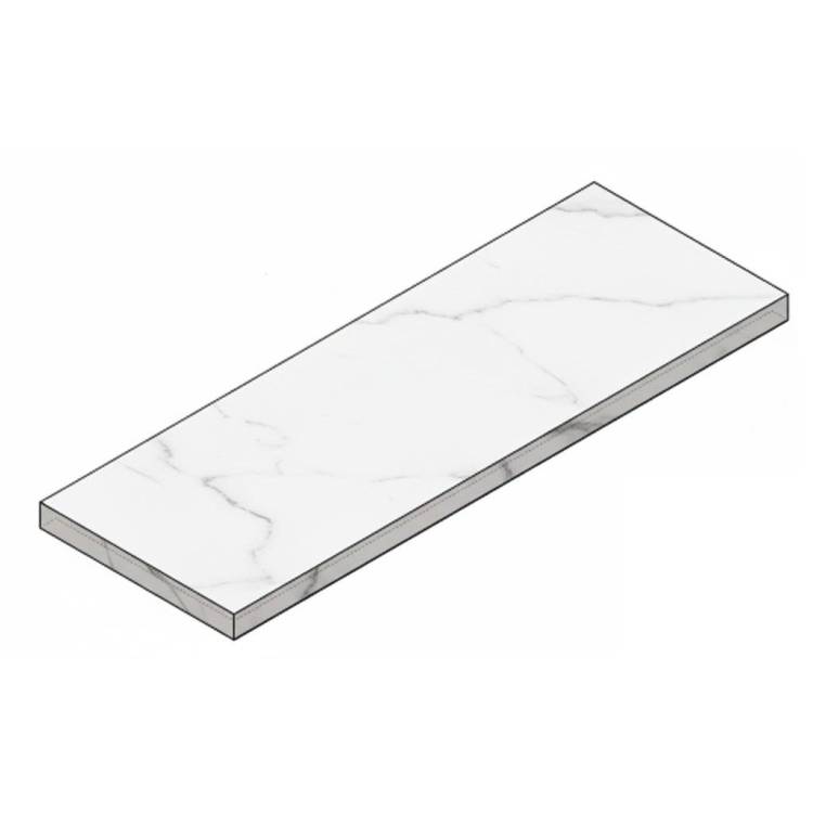Ступень Ava Ceramica Statuario 83342 Ang Gradino Sx 33x120