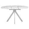 Стол Bradex Home Rudolf RF 0523 белый мрамор, белый 100(130)x100x75 фото 7