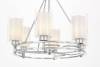 Подвесная люстра Lumina Deco Marietta LDP 8025-6 CHR+WT фото 4