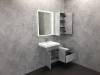 Тумба с раковиной Comforty Осло-60 00-00000835 бетон светлый фото 22