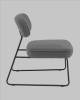 Кресло Stool Group Kate AV 336-F83gr-9005 темно-серый, букле фото 4