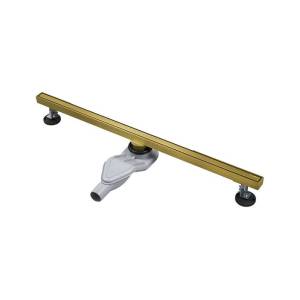 Душевой трап AltroBagno Супремо (Supremo) 071237 BG матовое золото, 80 см