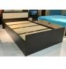 Кровать БТС МЕБЕЛЬ Фиеста Light Н001178 венге, с реечным настилом 90x200 фото 3