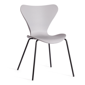 Стул Tetchair Jacobsen (mod DC 102-1) 21264 Grey (Cерый) /Black (Черный) 45x54.5x80