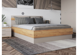 Кровать Woodville Кассандра 559201 натуральный 160x200