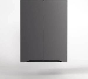 Шкаф Style Line Марелла мини 60 СС-00002423 Люкс антискрейтч, серый матовый, PLUS