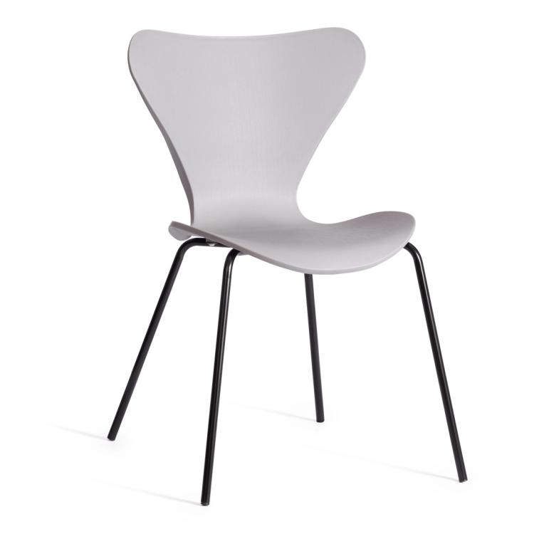 Стул Tetchair Jacobsen (mod DC 102-1) 21264 Grey (Cерый) /Black (Черный) 45x54.5x80