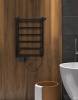 Полотенцесушитель электрический Indigo Roof Lux LCRLE80-40PBRRt черный муар фото 3