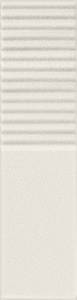 Керамическая плитка Tubadzin Groove White Sugar 2 STR 7.8x29.8