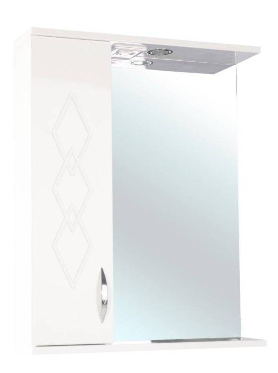 Шкаф-зеркало Bellezza Элеганс 65 L Бежевый