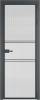 Межкомнатная дверь Profil Doors 2 AX цвет профиля Серая ночь, стекло безопасное 6 мм мору осветленное 700x2000