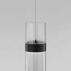 Подвесной светодиодный светильник Eurosvet Lumen 50244/1 Led черный/прозрачный фото 4