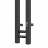 Полотенцесушитель электрический Teymi Helmi Stick E80350 с таймером, черный матовый, 10x120 фото 10