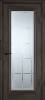 Межкомнатная дверь Profilo Porte PSC-35 полотно Дуб темный, стекло cатинат с художественной гравировкой 800x2000