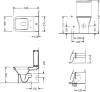 Унитаз-компакт Serel Nita NT12 с микролифтом фото 2
