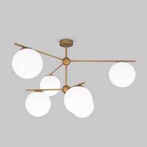 Потолочный светильник Eurosvet Marbella 60147/6 латунь Smart