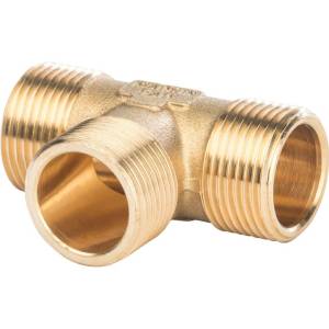 Тройник Stout наружная резьба 1/2, арт. SFT-0017-121212