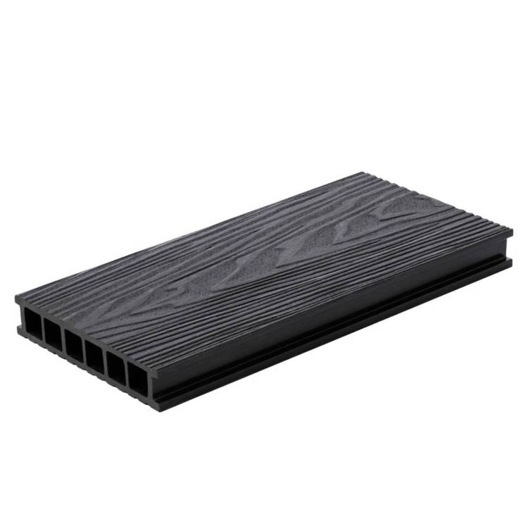 Террасная доска Polywood Duo 3D Графит 3000x150x28