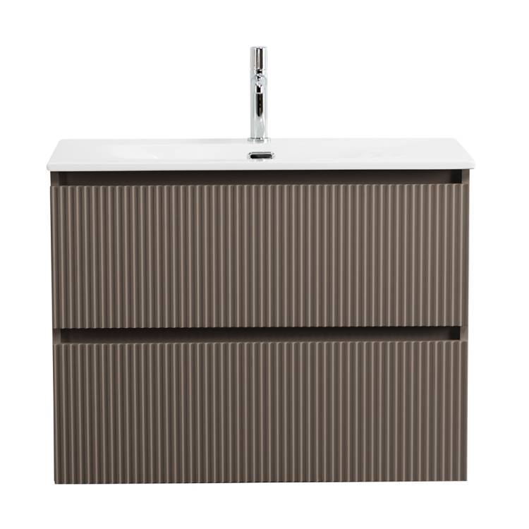 Тумба под раковину BelBagno UNO-MINI-900-2C-SO-СO подвесная, бежевая матовая