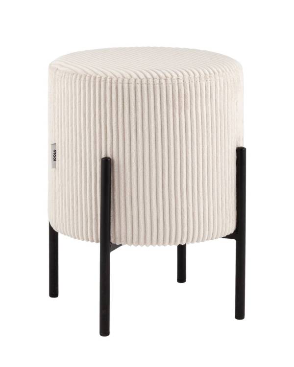 Пуф Stool Group Кейси vd-keysi-cl-bone молочный, велюр рельефный